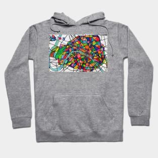 Paris Map Hoodie